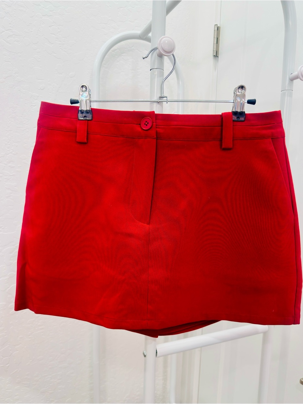French Connection Red Mini Skirt (Skort)